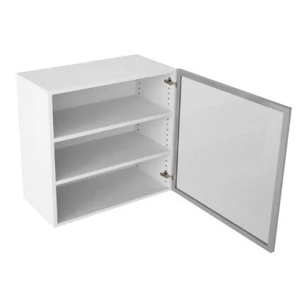 Kitchn Vitrineskab Alu 2 hylder 1 låge H:576 D:320 B:500