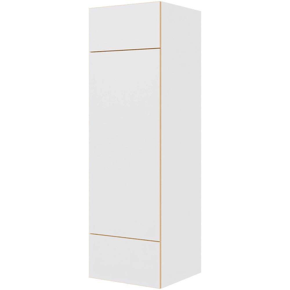 Multi-Living Køkken indbygningsskab i White/Oak Line til køl H:195,2 cm D: 60,0 cm - Låge & skuffe fuldudtræk/softluk - Bredde: 60 cm