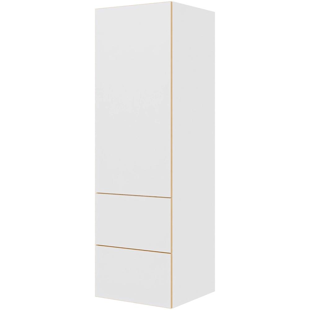 Multi-Living Køkken opbevaringsskab i White/Oak Line H: 195,2 cm D: 60,0 cm - Fuldudtræk/softluk - Bredde: 60 cm